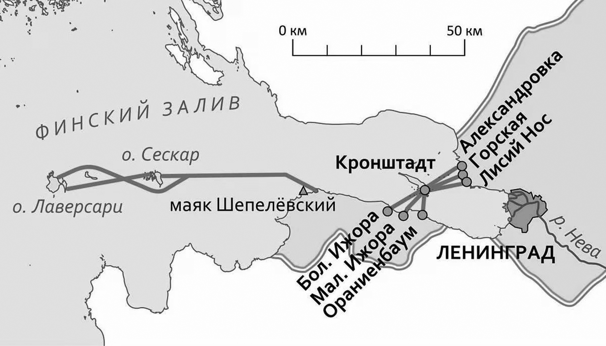 Карта малой дороги жизни